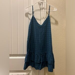 blue dress
